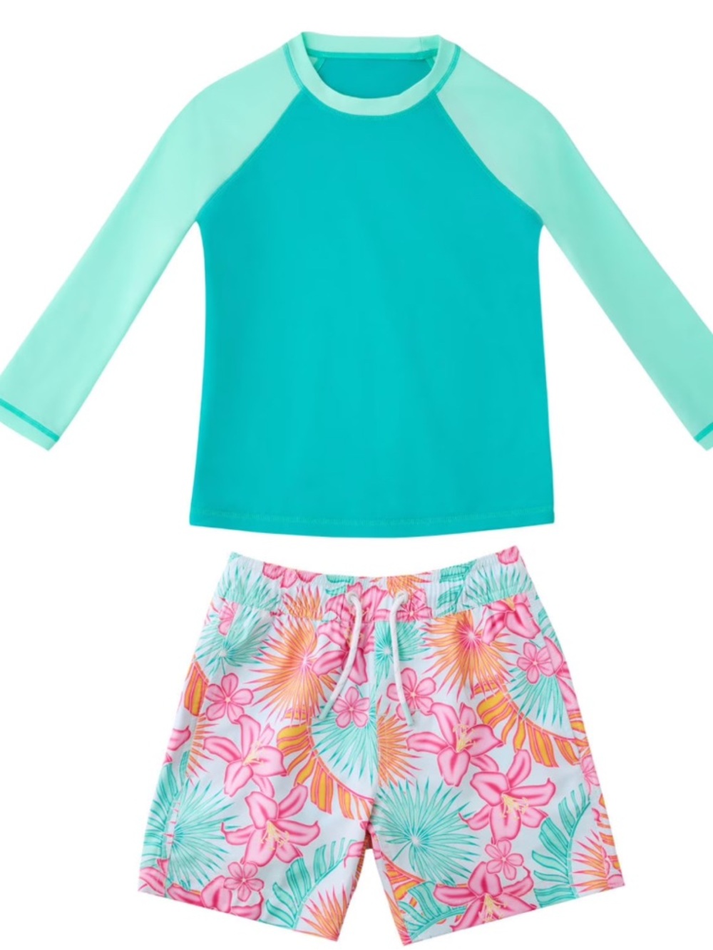 2-Pc Rashguard & Swim Trunk Set Laguna - Picture 4 of 5